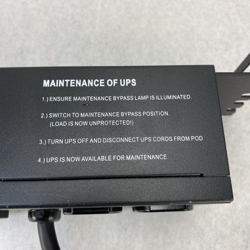 Emerson MP2-120C Liebert MicroPOD AC Power System 120V 16A