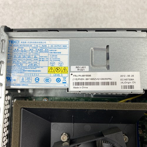 Lenovo ThinkCentre Edge72 SFF Intel Pentium G640 2.80 GHz 4 GB RAM NO HDD NO OS