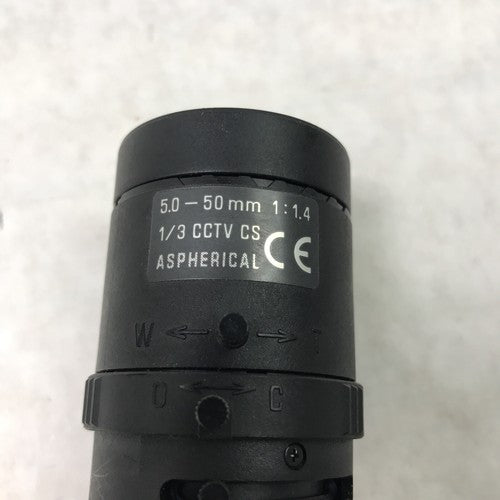 Security Camera Lens 5.0-50mm 1:4 1/3 CCTV CS Aspherical