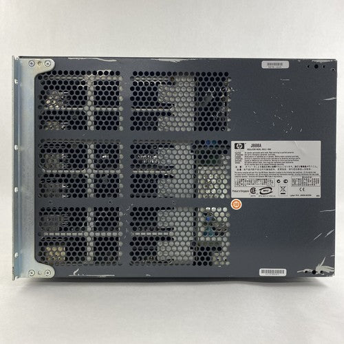 HP ProCurve J8698A 5412zl 10x J8702A 2x J8705A Gig PoE Switch 2x PSU - Tested