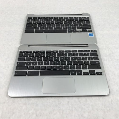 ASUS Chromebook C100P US Keyboard Touchpad Palmrest 13NL0971AM0232 (Lot of 2)