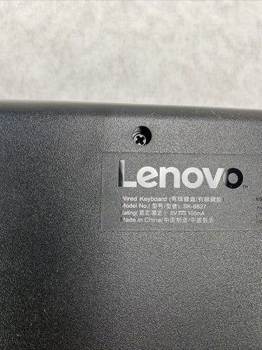 Lot( 5 ) Lenovo SK-8827 Traditional USB Wired Black Keyboards 00XH688 SIL18-W29