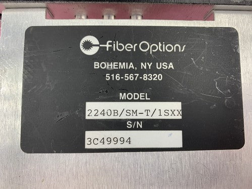 Fiber Options Fiber Optic TX 2240B/SM-T/1SXX   Untested