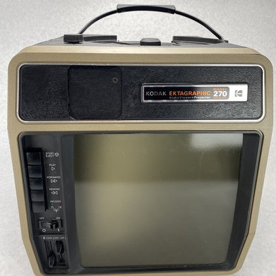 Kodak Ektagraphic 270 AudioViewer Slide Projector + Cassette Player NEEDS REPAIR