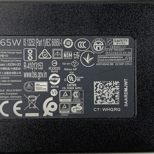 HP TPN-DA17 65W OEM AC Adapter 19.5V 3.33A L39752-003 L40094-001 Lot of 4x