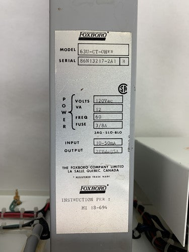 Lab-Volt 3581-70 Industrial Dual Alarm Panel Untested