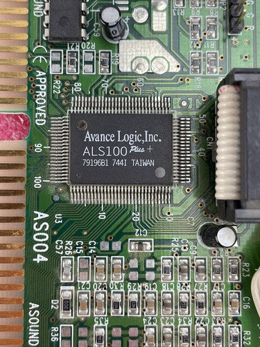ASOUND 3D-PNP ISA Sound Card Avance Logic ALS100+