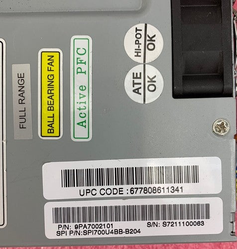 Sparkle Power SPI700U4BB Switching Power Supply