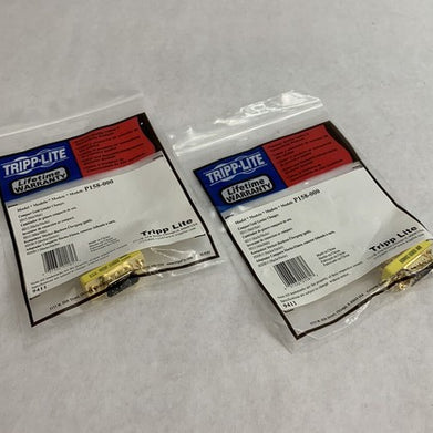 Tripp Lite P158-000 Compact Gold Gender Changer (Lot of 2)