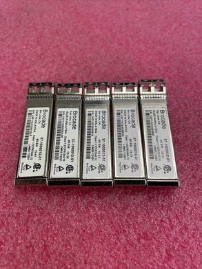 5 x Brocade 8G SW 57-1000012-01 8GB 850nm Optical Transceiver SFP Module