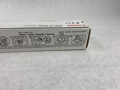 Genuine Canon GPR-13 Yellow Toner NIB