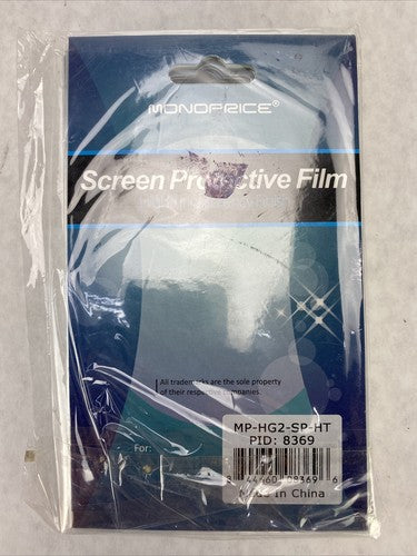 Lot( 10 ) Monoprice 8369 Screen Protective Film for HTC MyTouch 3G