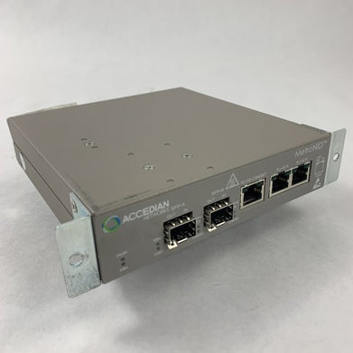 Accedian AMN-1000-TE-H MetroNID Network Interface Device Tested Reset No AC