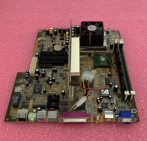Soyo SY-71WL-T LI-7000 Motherboard Intel Celeron 400MHz 32MB RAM w/ Shield