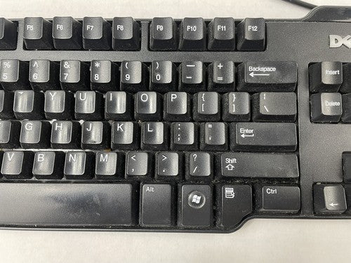 Dell L100 Keyboard U011 with USB Cable Lot of 4