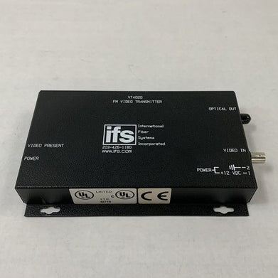 GE IFS Security FM Video Transmitter VT4020 International Fiber Systems
