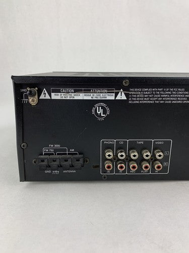 Kenwood KR-A4040 2 Channel Stereo Receiver No Remote Ports Squealing For Parts