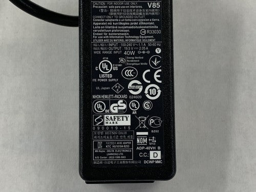 19.5V 2.05A HP HSTNN-DA18 Laptop AC Adapter OEM Genuine 580402-003 (P7) Lot of 3