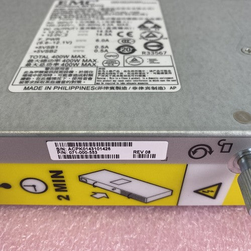 EMC 071-000-518 400W DAE Hot-Swap AC SG7008 server power supply Lot of 3