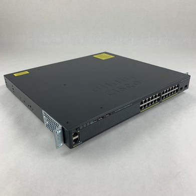Cisco WS-C2960XR-24PD-I V07 24 Port 10/100/1000GbE 2x SFP+ Tested Reset Switch