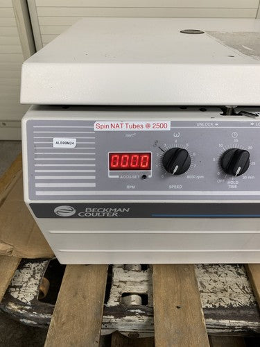 Beckman Allegra 6 Bench Top Centrifuge Tested Bad Timer For Parts and Repair