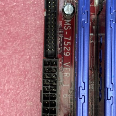 MicroStar MS-7529 Motherboard Intel Celeron E3400 2.6GHz 4GB RAM w/IO Shield