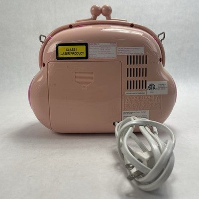 Sanrio Hello Kitty Pocketbook AM/FM Radio CD Player Boombox 2003 For Parts