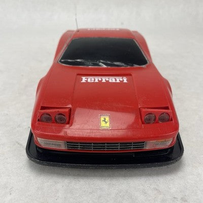 Vintage Nikko RC Car Ferrari Testarossa RC Tested/Working Flatspots on Wheels