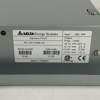 Delta Energy Systems Siemens PSUP D0114595 Power Supply Module