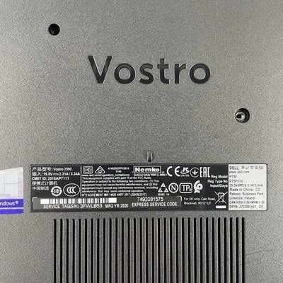 Dell Vostro 3590 15.6" i7-10510U 4.30 GHz 8 GB RAM No SSD No OS No AC