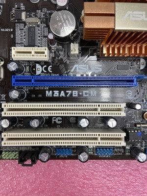 ASUS M3A78-CM Motherboard AMD Athlon 64 x2 2GHz 2GB RAM w/IO
