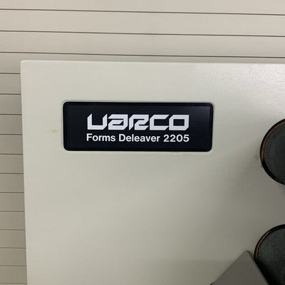 Uarco 2205 Form Deleaver Machine Tested Needs New Roller Guide