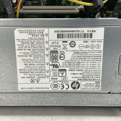 HP EliteDesk 800 G4 SFF Intel Core i5-8500 3GHz 8GB RAM No HDD No OS