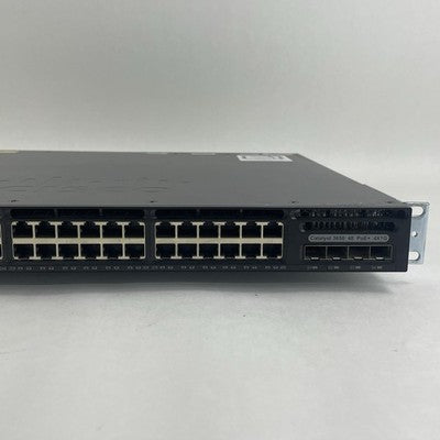 Cisco WS-C3650-48PS-S V04 Tested & Reset 1X PSU