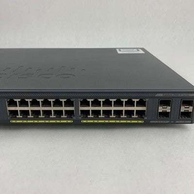 Cisco Catalyst 2960 WS-C2960X-24PS-L V03 24 Port Tested Reset No Stack