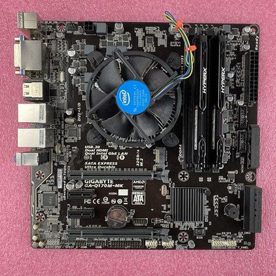 Gigabyte GA-Q170M-MK MB Intel Core i5-6600 3.3GHz 2x4GB RAM with I/O Shield