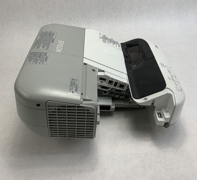 Epson H455A LCD Lamp Projector - No Remote Missing Port Cover 1478 Lamp Hours