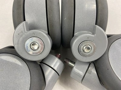 5" Medical Grade Swivel Casters - Set of 4 - 2 with Brake Feature