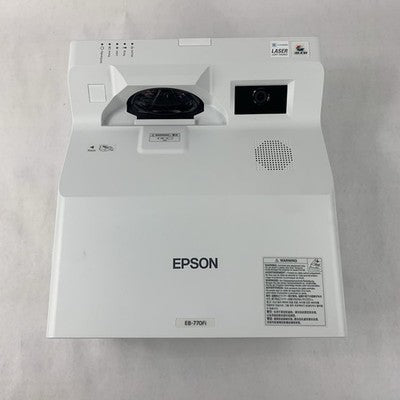 Epson EB-770Fi HA78A LCD Laser Projector 0 Lamp Hours - Tested