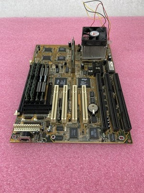 ASUS PT-2006 AT Motherboard Intel Pentium 166MHz 32MB RAM 3x ISA