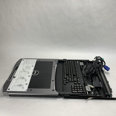 Dell 17FP PDJCN 17in 1U Rackmount KVM KMM Console 033M77 - Tested