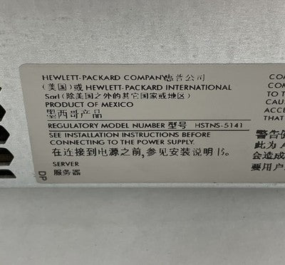 HP ProLiant DL380 Gen 7 Server 1x Intel Xeon E5620 2.4GHz 72GB RAM No HDD/OS