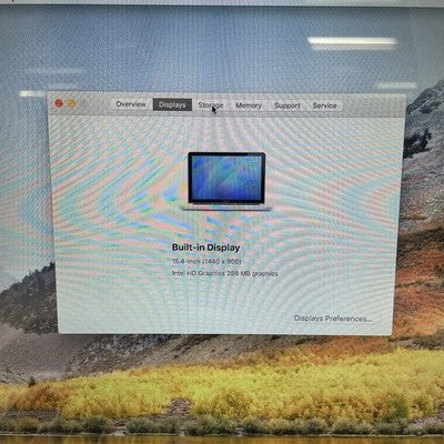 Apple MacBook Pro A1286 2010 15" i5-M520 2.40GHz 4GB RAM 250SSD os10.13.6 No AC