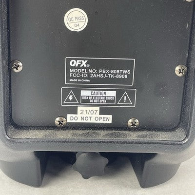 QFX PBX-808TWS 8" Wireless Stereo Speaker