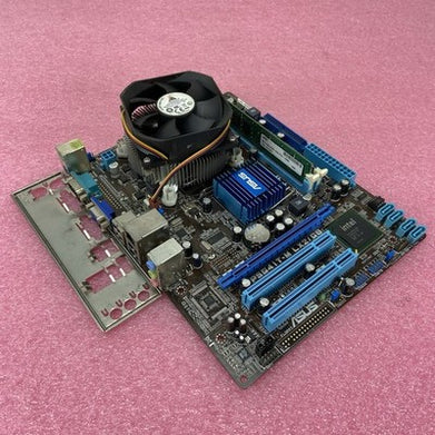 ASUS P5G41T-M Motherboard Intel Core 2 Duo E5400 2.7GHz 2GB RAM w/IO