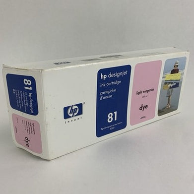 HP Designjet Ink Cartridge C4935A Light Magenta 81 New OEM Box Sealed 05