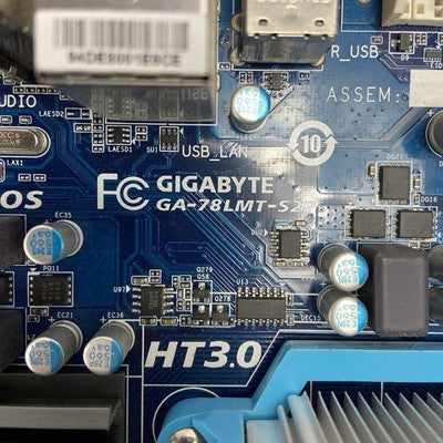 Gigabyte GA-78LMT-S2P Motherboard AMD Athlon II x3 455 3.3GHz 8GB RAM IO Shield