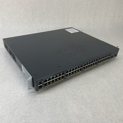 Cisco Catalyst WS-C2960X-48FPD-L 48-Port Gigabit Managed PoE+ Switch - Tested