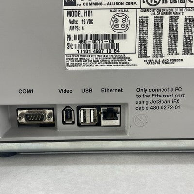 Cummins Allison JetScan iFX i101 Currency Counter Screen Issues Parts Or Repair