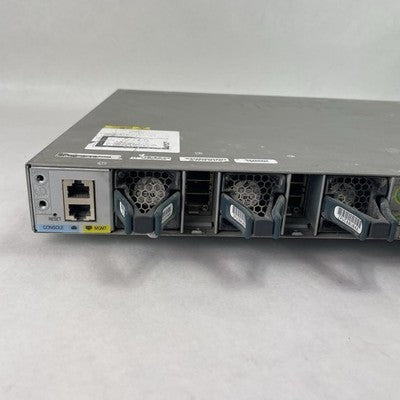 Cisco WS-C3850-48F-S 3850 1x PSU 48 1GE RJ-45 PoE Ports V07 Tested and Reset